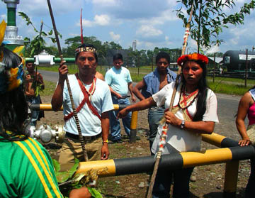 oil ecuador tribes