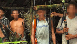 The heavily armed Waorani warriors implicated in the massacre 